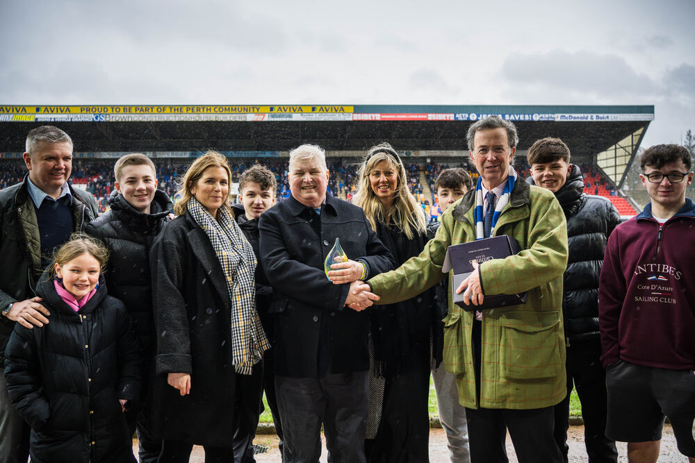 'Fan of the year' Stewart Falconer recognised